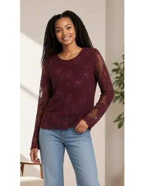 Garde-robe - Top - Bordeaux