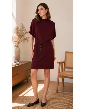 Garde-robe - Kort Kleedje - Bordeaux