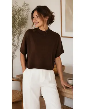 Garde-robe - Pull - Donker bruin