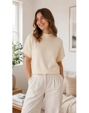 Garde-robe - Pull - Ecru