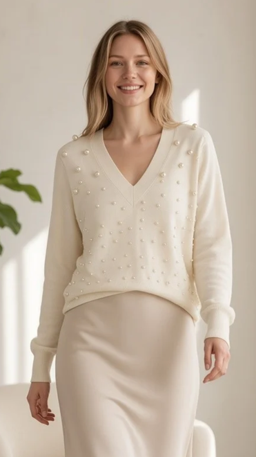 Garde-robe - Pull - Ecru