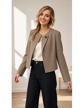 Amelie &amp; Amelie - Blazer - Taupe