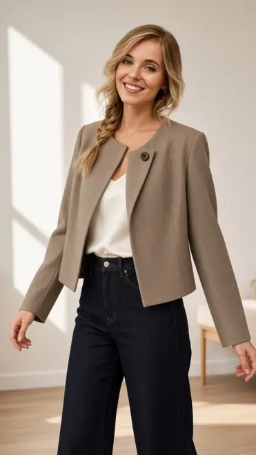 Amelie &amp; Amelie - Blazer - Taupe