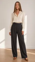 Amelie &amp; Amelie - Lange Broek - Zwart