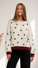 Amelie & Amelie - Pull - Groen-ecru