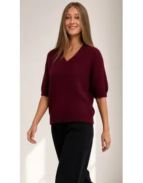 Amelie &amp; Amelie - Pull - Bordeaux