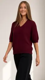 Amelie &amp; Amelie - Pull - Bordeaux