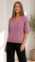 Amelie &amp; Amelie - Pull - Oud roze