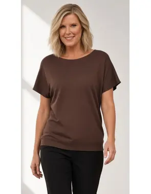 Amelie &amp; Amelie - T-shirt - Donker bruin