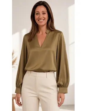 Amelie &amp; Amelie - Blouse - Kaki