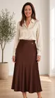 Amelie & Amelie - Lange Rok - Bordeaux