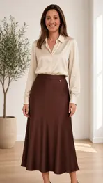 Amelie &amp; Amelie - Lange Rok - Bordeaux