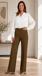 Amelie &amp; Amelie - Lange Broek - Kaki