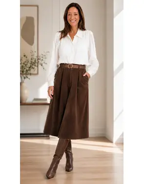 Amelie &amp; Amelie - 7/8 BROEK - Bruin