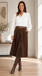 Amelie &amp; Amelie - 7/8 BROEK - Bruin