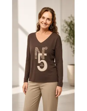 Garde-robe - Pull - Donker bruin