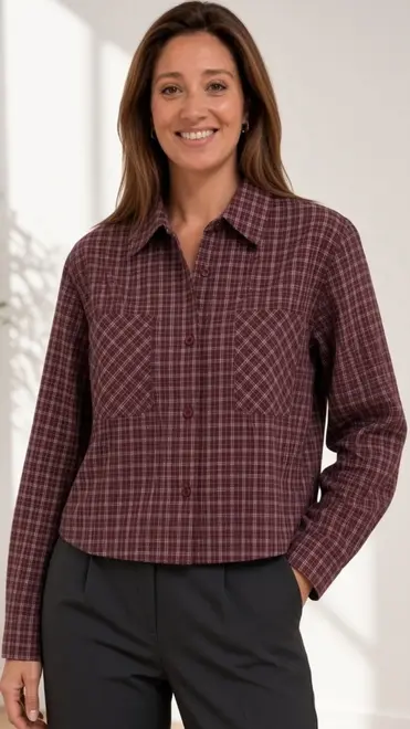 Garde-robe - Blouse - Bordeaux
