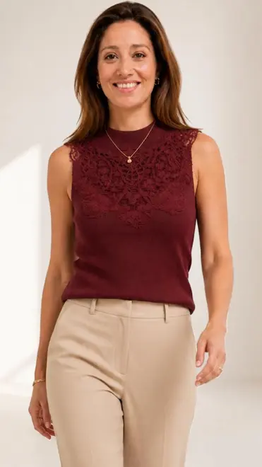 Garde-robe - Top - Bordeaux
