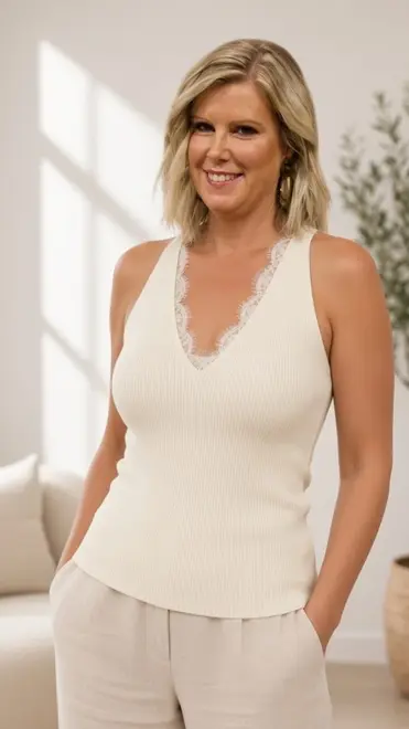 Garde-robe - Top - Ecru