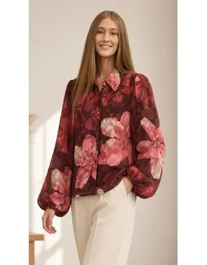 Garde-robe - Blouse - Bordeaux