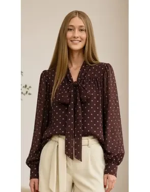 Garde-robe - Blouse - Donker bruin
