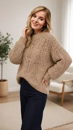 Garde-robe - Pull - Beige