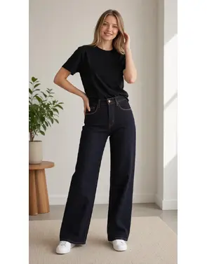 Garde-robe - Lange Broek - Donker jeans