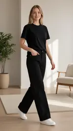 Garde-robe - Lange Broek - Zwart