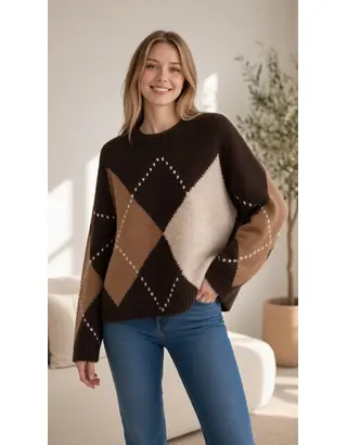 Garde-robe - Pull - Bruin