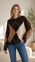 Garde-robe - Pull - Bruin
