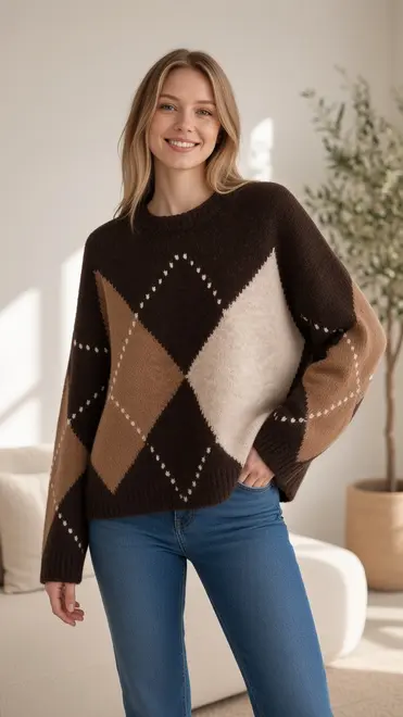 Garde-robe - Pull - Bruin