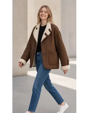 Garde-robe - Jas - Beige-bruin