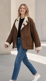Garde-robe - Jas - Beige-bruin