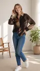 Garde-robe - Blouse - Donker bruin