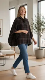 Garde-robe - Blouse - Zwart-bruin