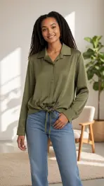 Garde-robe - Blouse - Kaki