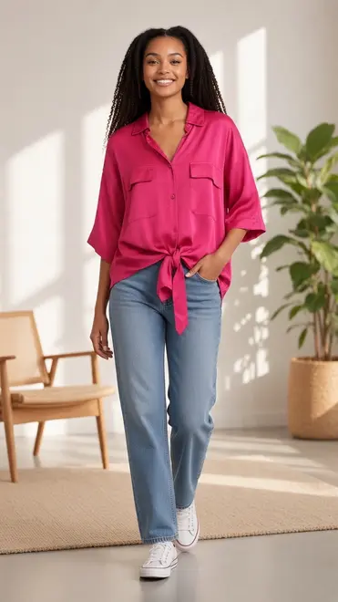 Garde-robe - Blouse - Fushia