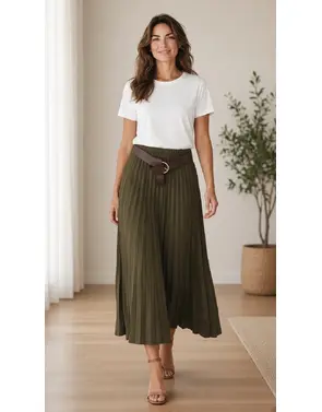 Garde-robe - Lange Rok - Kaki