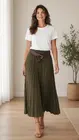 Garde-robe - Lange Rok - Kaki