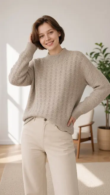 N/d - Pull - Beige
