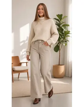 Garde-robe - Lange Broek - Beige