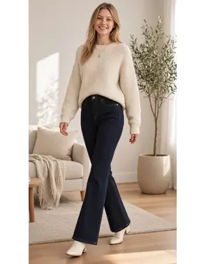 Garde-robe - Lange Broek - Donker jeans