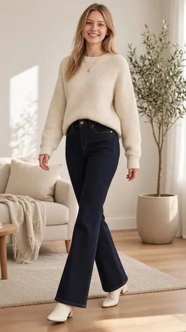 Garde-robe - Lange Broek - Donker jeans