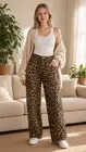 Harper & Yve - Lange Broek - Zwart-beige