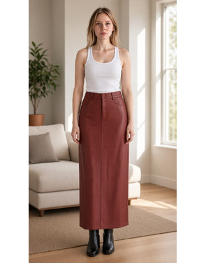 Garde-robe - Lange Rok - Rood