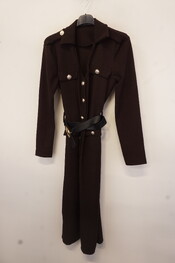 Garde-robe - Halflang Kleedje - Donker bruin