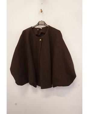 Garde-robe - Poncho - Donker bruin
