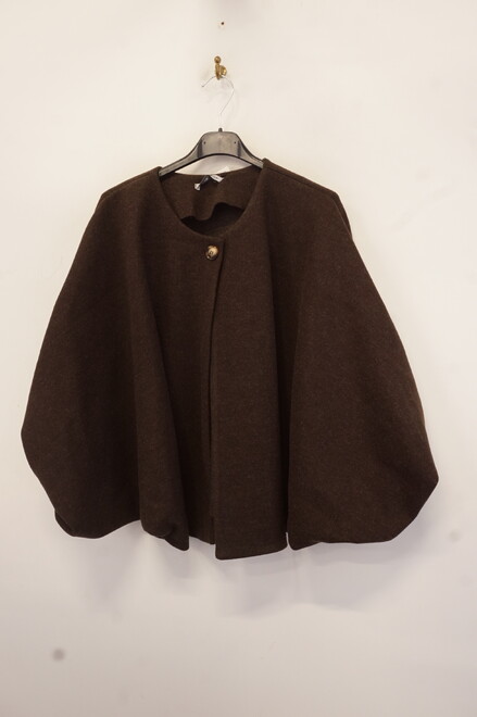 Garde-robe - Poncho - Donker bruin