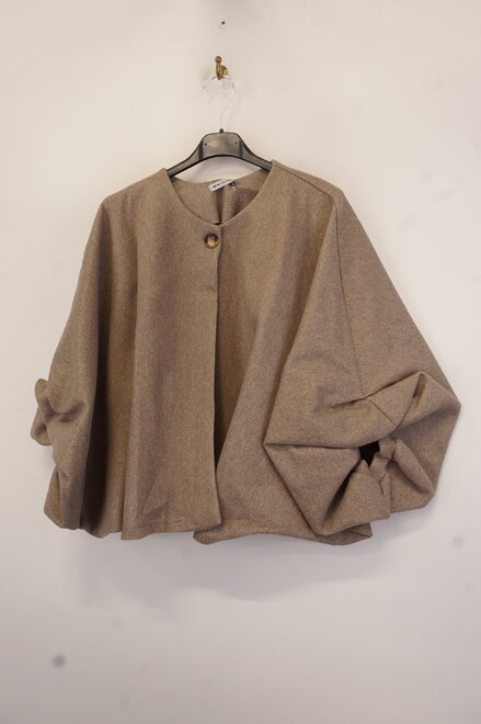 Garde-robe - Poncho - Taupe