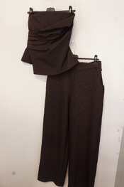Garde-robe - 2-stuk - Donker bruin
